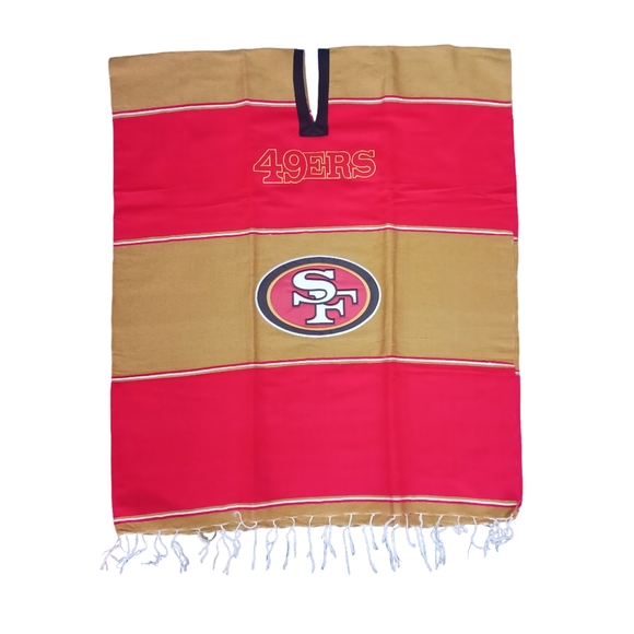 San Francisco 49ers Poncho | Acrylic Cotton | One size - Picture 1 of 2